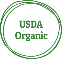 USDA Organic in green circle