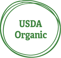 USDA organic in green circle